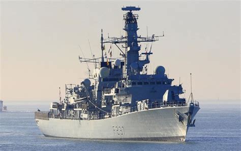 British Warship Hms Westminster Sails For Gibraltar Amid Spanish Stand