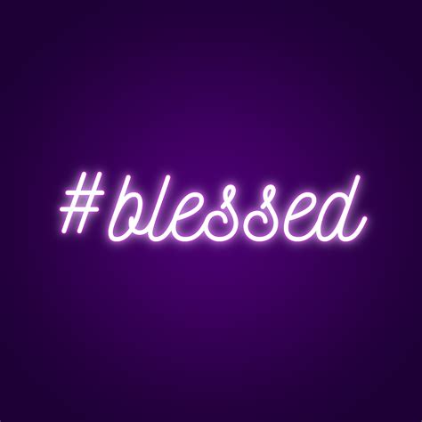 Blessed Neon Light Neon Led Sign Neon Light Neon Signs Neon