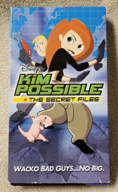 Kim Possible The Secret Files VHS Paper Sleeve Packaging For Sale Online EBay