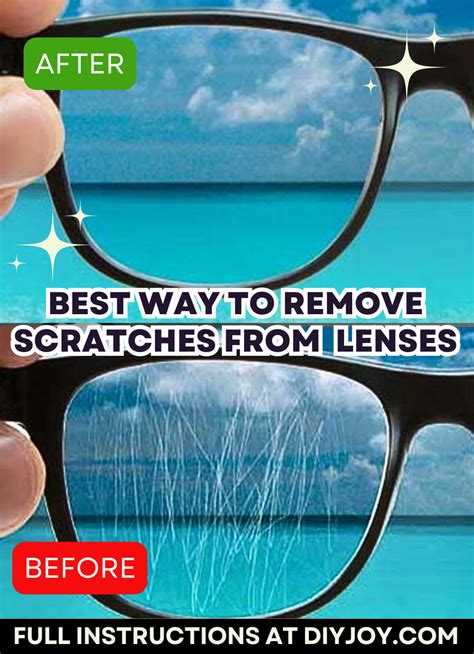 best way to remove scratches from eyeglasses and sunglasses