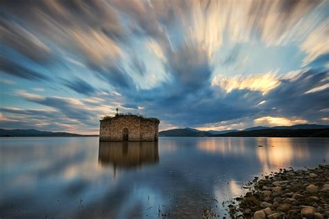 Sunken Church Of Jrebchevo Dam Bulgaria