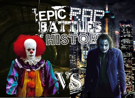 user blog beerman8299 pennywise the clown vs the joker re upload epic rap battles of history