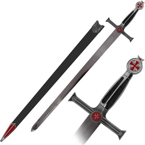 Medieval Crusader Sword With Scabbard Teutonic Knight Sword