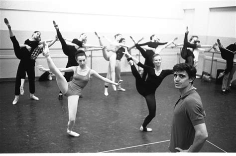 New York City Ballet Rehearsal Of Narkissos With Edward Villella And Dancers Choreography By