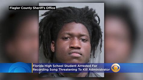 Sheriff Florida High School Student Arrested For Recording Song