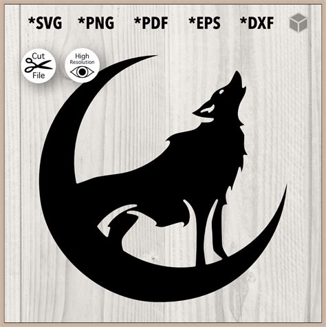 Howling Wolf Svg File The Digital Files Tdfcrafty