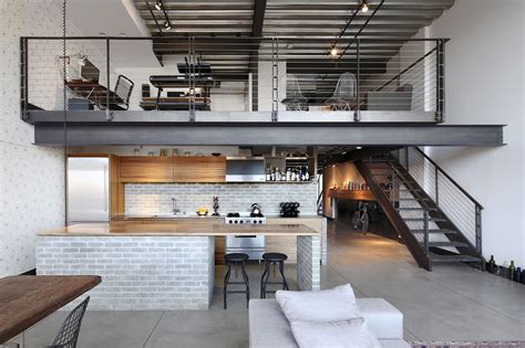 Custom Loft Style Condo In Seattle With Stylish Industrial Elements