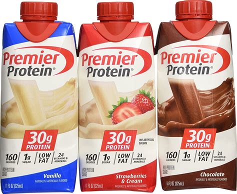 Lot Of 12 Premier Protein 30g High Protein Shakes 11 Oz Variety Pack Contains
