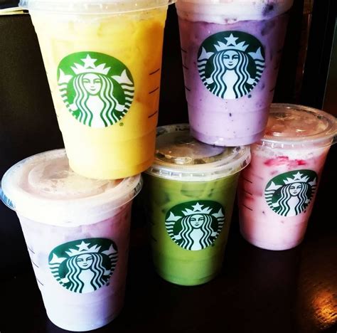 Taste The Rainbow With Starbucks Secret Menu Green Drink Starbucks