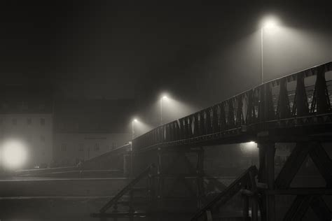 Free Images Cold Winter Black And White Fog Night City Mystical