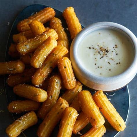 Savory Herb Churros With White Queso Dip Spoon Fork Bacon Bloglovin