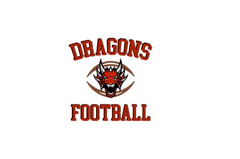 Dragons Football High School Mascot Svg Graphic By Angela Wheeland