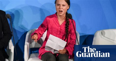 greta thunberg condemns world leaders in emotional speech at un environment the guardian