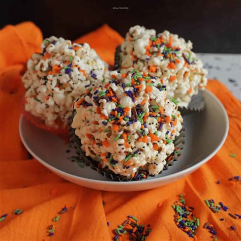 Halloween Popcorn Balls A Midcentury And Modern Recipe Flour Child