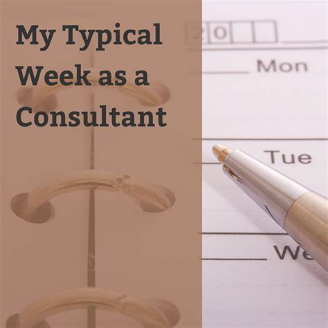 My Typical Week As A Consultant Experiencing Elearning