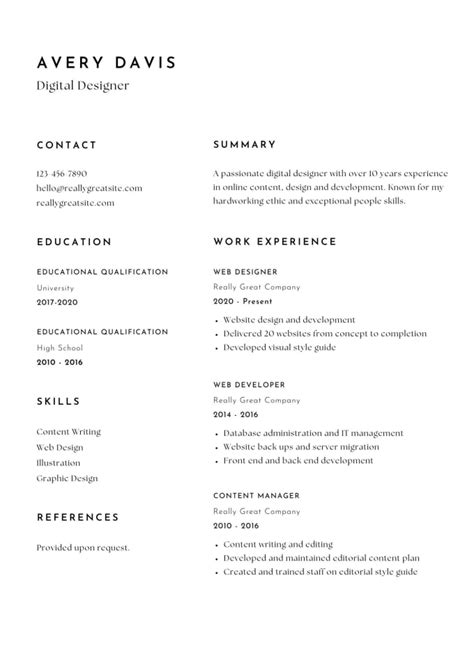 Craft A Professional And Tailored Cv To Help You Land Your Dream Job By