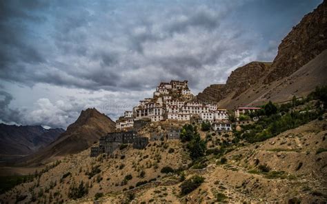 Key Monastery Himachal Pradesh Stock Image Image Of Keygompa Valley