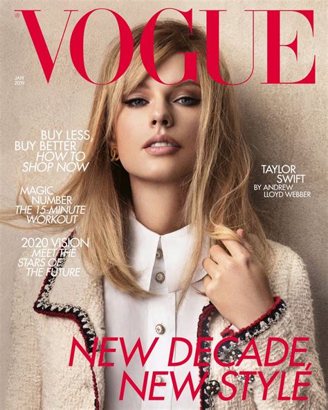 Taylor Swift Vogue Uk January 2020 • Celebmafia