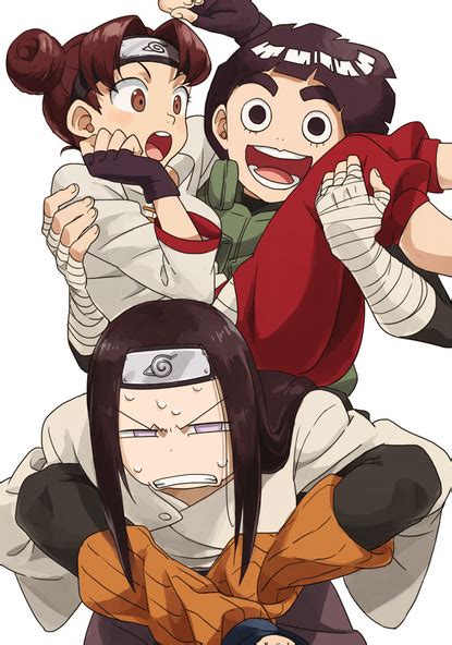 Tenten Rock Lee And Neji Hyuga Anime Anime Anime Naruto Naruto