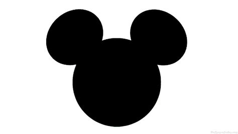 Mickey Mouse Head Silhouette Clipart Best Clipart Best