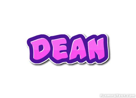 Dean Logo Herramienta De Diseño De Nombres Gratis De Flaming Text