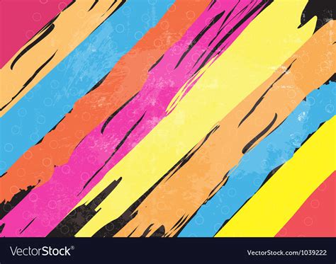 Color Paint Stripe Background Royalty Free Vector Image
