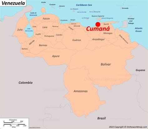 Mapa De Cumaná Venezuela Mapas Detallados De Cumaná