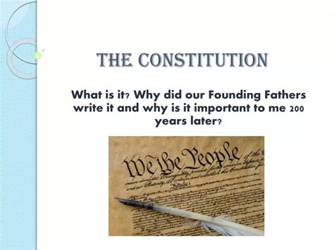 Ppt The Constitution Powerpoint Presentation Free Download Id2162884