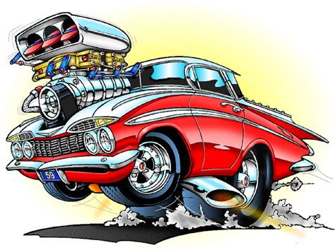 Pen & ink, colored using photoshop. Cartoon Images Of Cars | Free download on ClipArtMag
