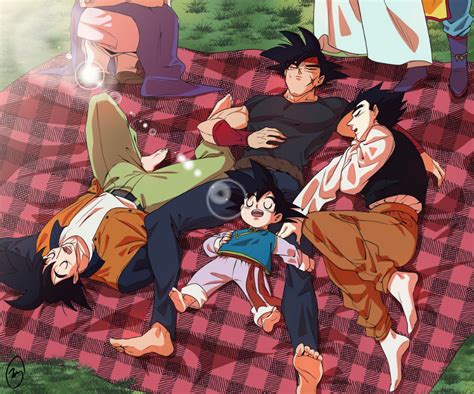 Goku Bardock Goten Gohan Fanart Disegni Di Anime Disegni