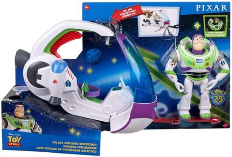 Toy Story Buzz Lightyear With Galactic Explorer Spaceship — Juguetesland