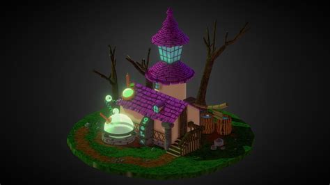 Isometric Witch House Download Free 3d Model By Skyywill Skyywill87