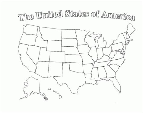 Us Map Without Names Printable Us Map Without Names Printable Us Maps
