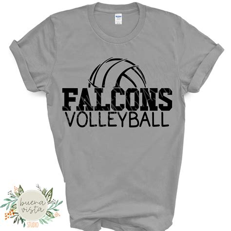 Falcons Volleyball Mascot Svg Digital Cut File Png Etsy