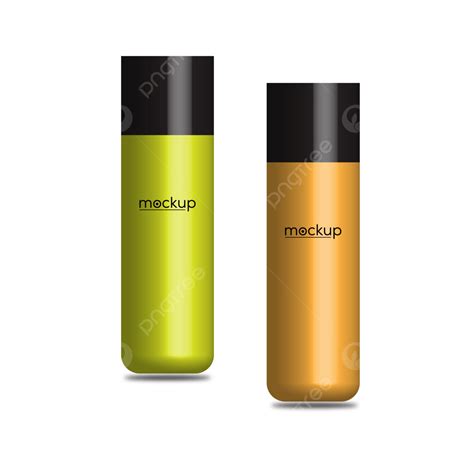 Kosmetik Desain Mockup Botol Pompa 3d Branding Ilustrasi Realistis