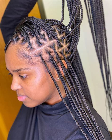 42 Cute Hairstyles To Do With Knotless Braids Dorotheaabar