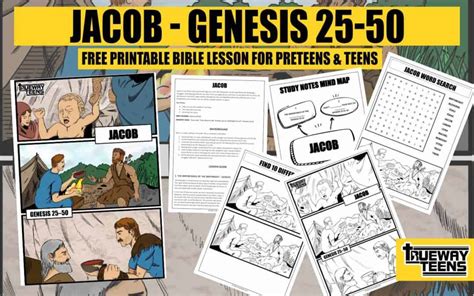 Jacob Genesis 25 50 Bible Lesson For Teens Trueway Kids