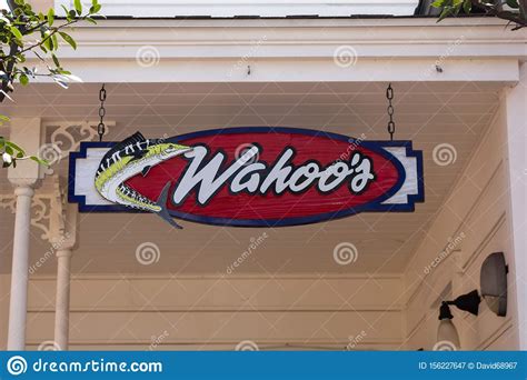 Wahoo S Fish Tacos Restaurant Sign Editorial Photography