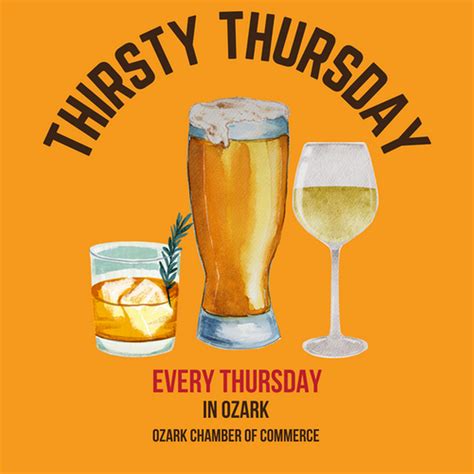 Thirsty Thursday Happy Hour Jul 13 2023