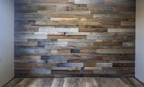 Reclaimed Weathered Red Barnwood Wall Planks Plankwood