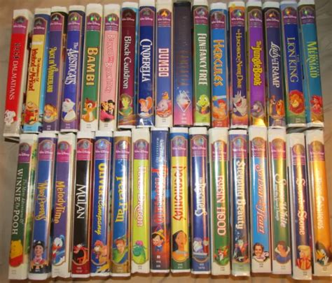 DISNEY MASTERPIECE COLLECTION Complete VHS Set Of 33 79 99 PicClick
