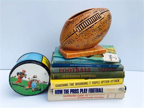 Vintage Football Collection Curated One Of A Kind Football Etsy In 2021 Vintage Football