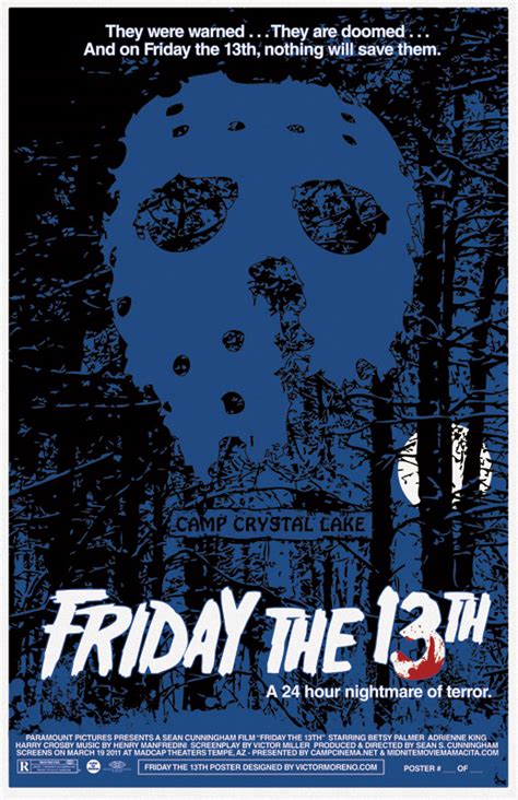 Friday the 13th poster art. 13 alternative 'Friday the 13th' movie posters - Nerd Reactor