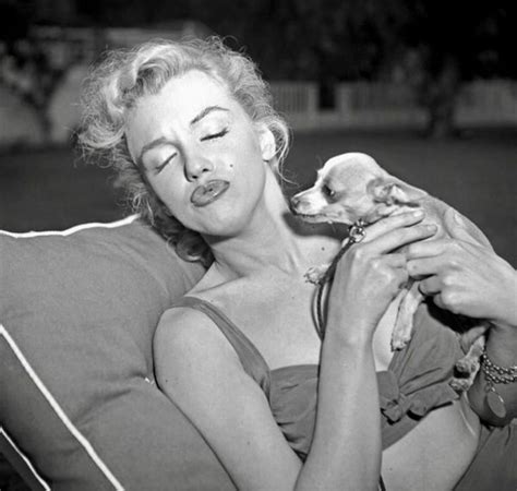 Marilyn Monroe With Josephine At Agent Johnny Hydes Estate May 17