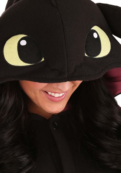How To Train Your Dragon Toothless Kigurumi Costume For Adults