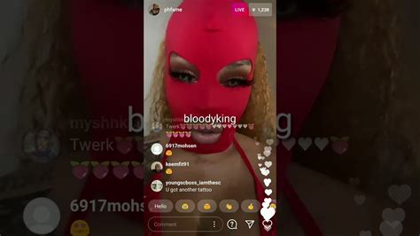 Instagram Star Phfame Yamz On Live IG Looking Sexy N Dangerous On A