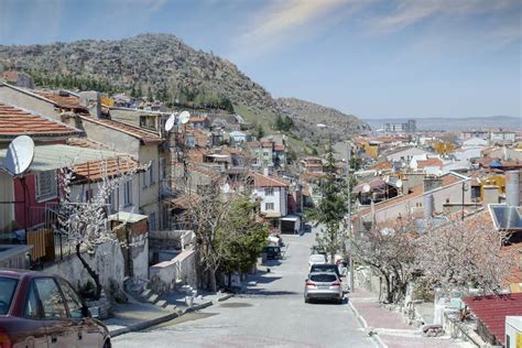 Traditional Turkish Ottoman Houses In Afyonkarahisar Old Town Afyon