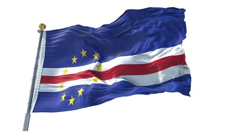 Cabo Verde Ondeando La Bandera Png 12226724 Png