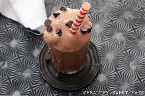 Super Thick Decadent Double Chocolate Milkshake Healthy