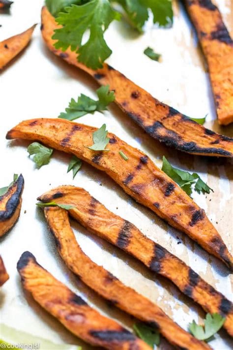 How To Grill Sweet Potato Fries Recipe Cooking Lsl